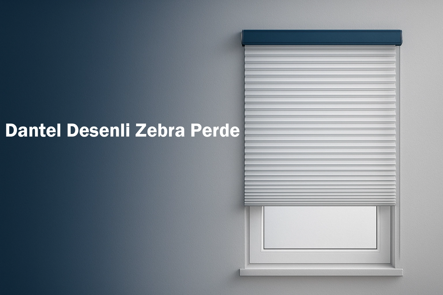 Dantel Desenli Zebra Perde