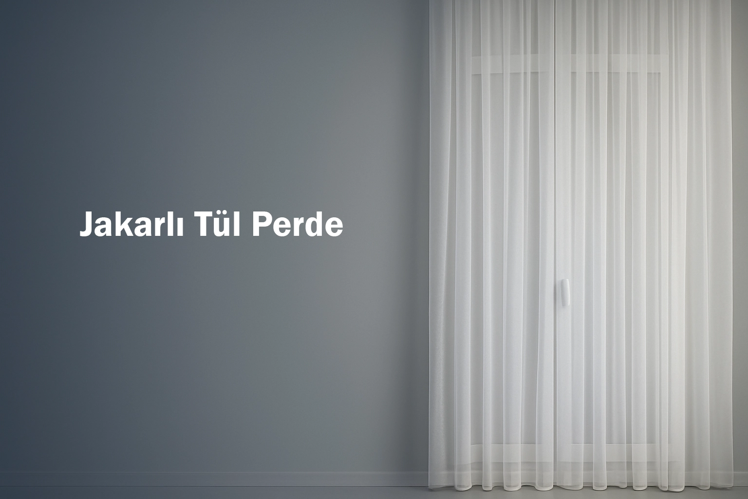 Jakarlı Tül Perde