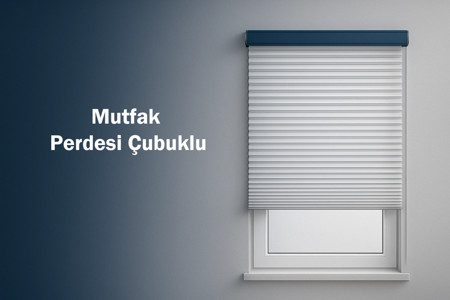 Mutfak Perdesi Çubuklu