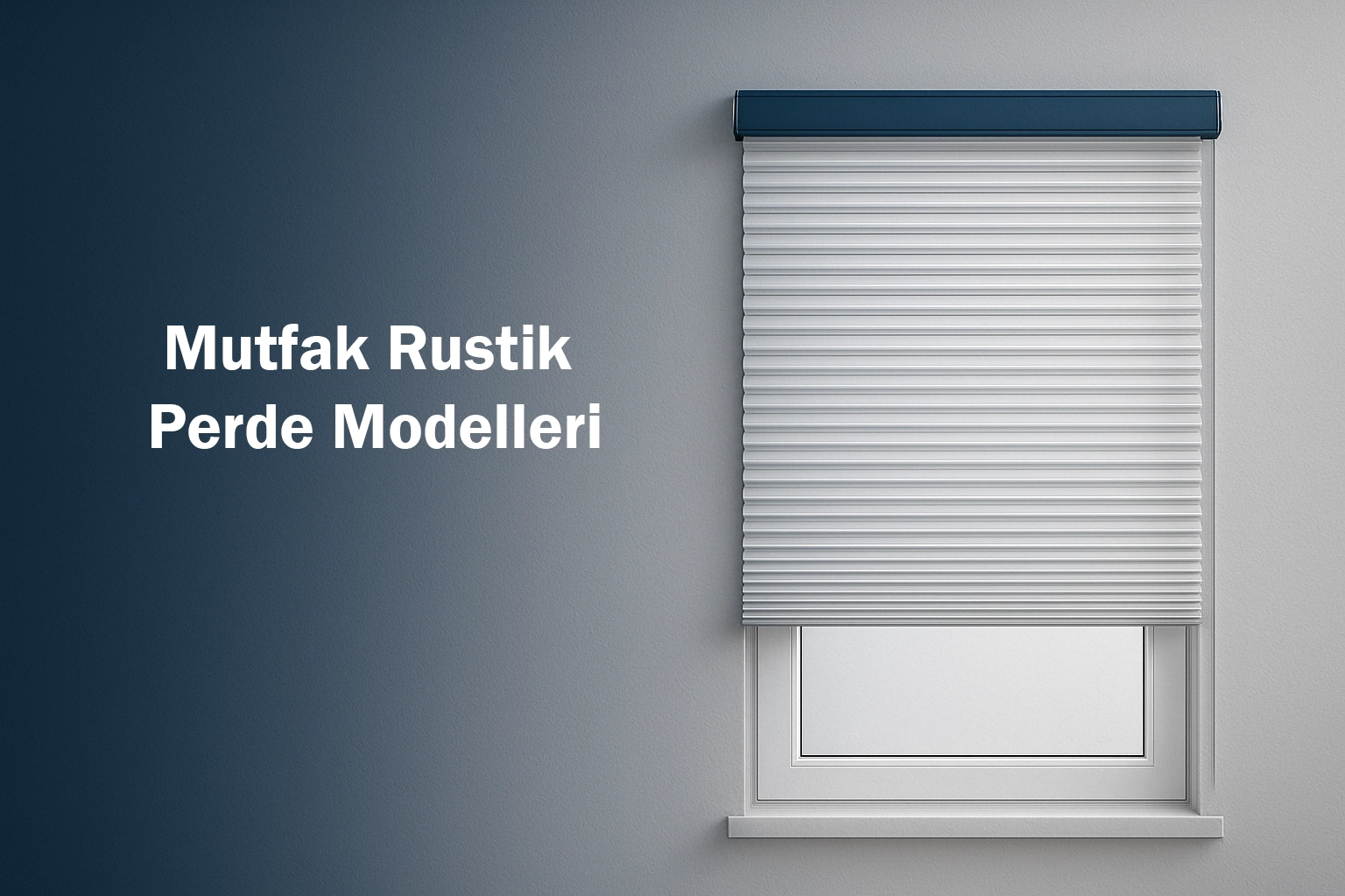 Mutfak Rustik Perde Modelleri